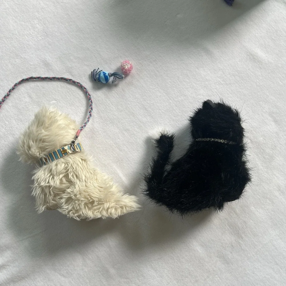 American Girl Doll Pets Coconut Dog and Licorice Cat Pet Carrier & Accessories